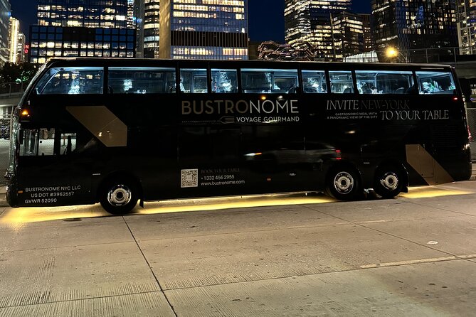 NYC Bustronome Gourmet Sightseeing Dinner tour Panoramic Bus - The Five-Course French Dinner: What to Expect and How It Feels