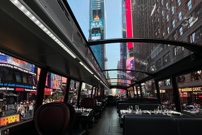 NYC Bustronome Gourmet Sightseeing Lunch Panoramic Bus - The Food Experience: Gourmet Courses While the City Rolls By
