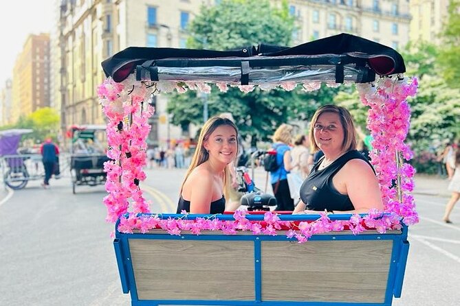 NYC Central Park guided Pedicab Tour - 1 hour - Bethesda Fountain, The Mall, and Cherry Hill: the classic Central Park spine