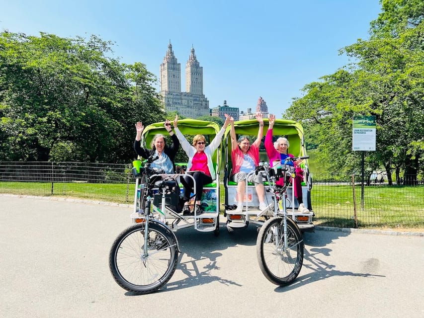 NYC: Central Park Pedicab Tour with Photo Stops - Shakespeare Garden and the quieter “pause” moments