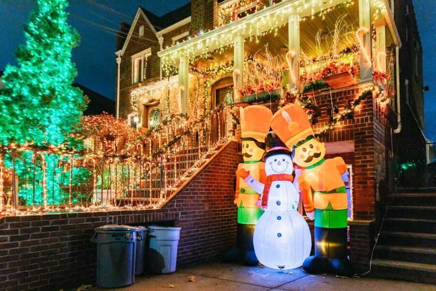 NYC: Dyker Heights Christmas Lights & Skyline View Bus Tour - Dyker Heights Christmas Lights: where the magic is the whole reason