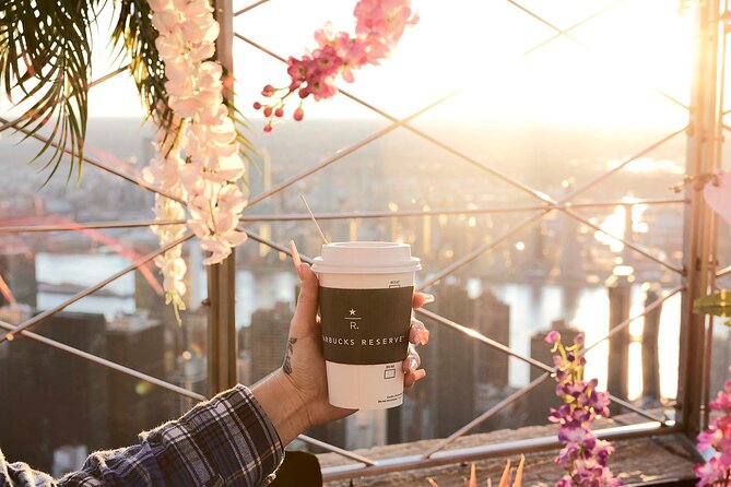 NYC Empire State Building Sunrise Experience + Starbucks Reserve - Your Included Morning Upgrade: Starbucks Reserve and Princi Pastries