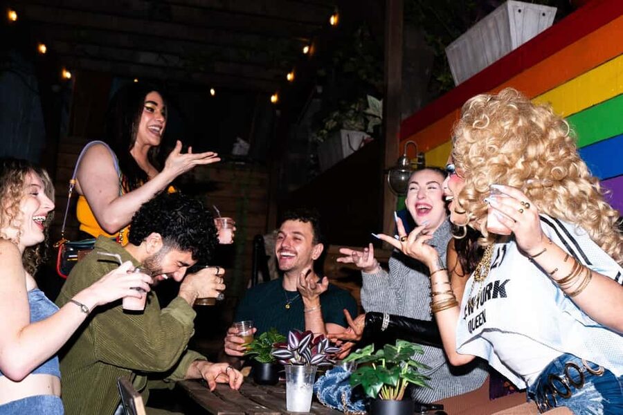 NYC: Fabulous Drag Night Out with a Drag Queen - After the curtain call: photos, then a local dance party