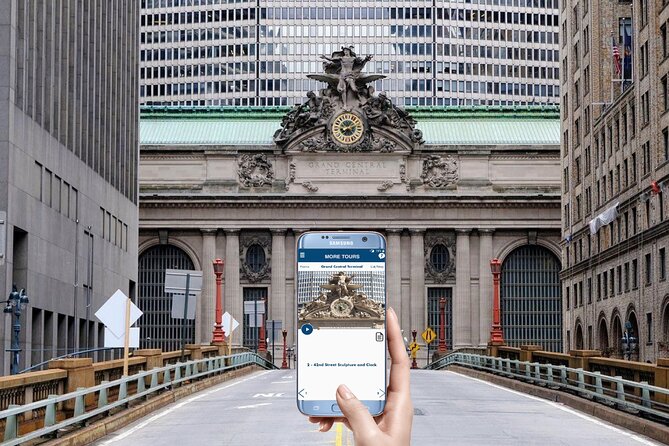 NYC Grand Central Terminal Self-Guided Walking Tour - How the Action app works when there is no GPS