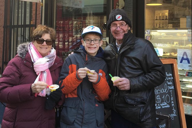 NYC Greenwich Village Italian Food Guided Walking Tour - Faicco’s Italian Specialties: arancini, bocconcini, meatballs, and bread for dipping