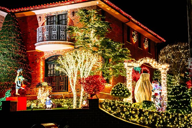NYC Holiday Lights and Dyker Heights Luxury Bus Tour - Dyker Heights: the one-hour walk where the lights steal the show