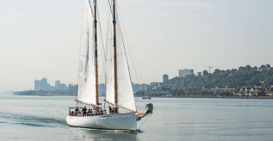 NYC: Hudson River Fall Foliage Sailing Trip - The Upper West Side view: why it hits different from the river