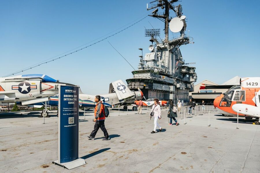 NYC: Intrepid Museum Entry Ticket - Enterprise and the Space Shuttle Pavilion: prototype orbiter with real momentum