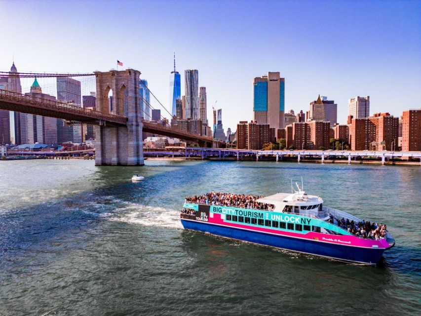 NYC: Manhattan & Statue of Liberty Cruise with Shuttle Bus - Under Brooklyn Bridge: The View That Feels Bigger Than Photos