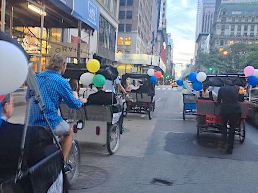 NYC Pedicab Tours: Central Park, Times Square, 5th Avenue - Grand Central Terminal and the Chrysler Building in One Flow
