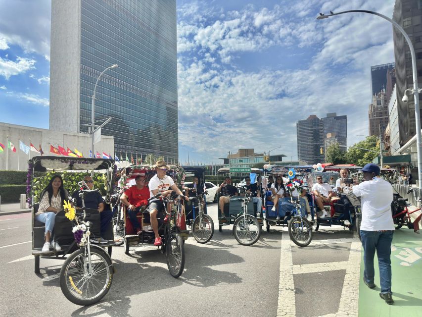 NYC Pedicab Tours: Central Park, Times Square, 5th Avenue - Midtown Hotels, Yacht Club Rows, and Ivy League Club Sightings