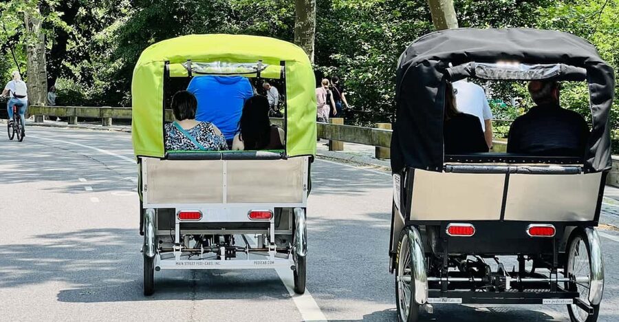 NYC: Private Central Park Pedicab Tours / PICKUP FROM MUSEUM - Why a private pedicab works so well in Central Park
