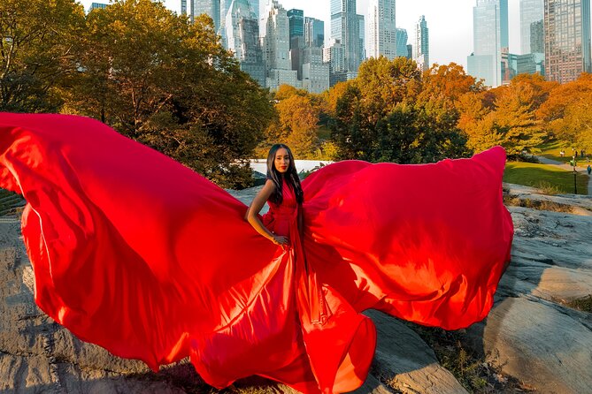 NYC: Private Photoshoot in a Handmade Flying Dress - Timing, Weather, and Your 60 to 90 Minute Reality Check