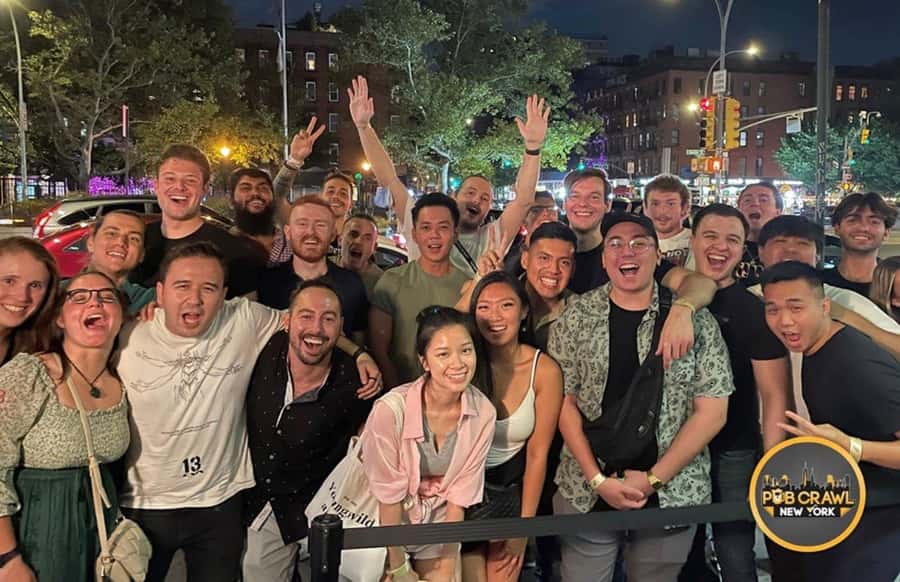 NYC Pub Crawl Experience - Where you meet at West 3rd and 6th Ave, and why check-in matters