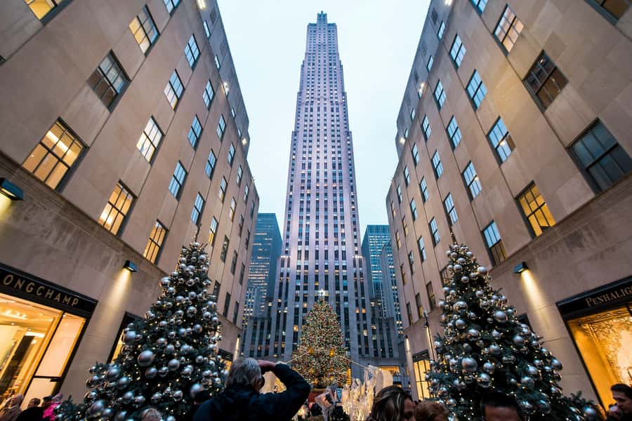 NYC: Rockefeller Center Tour with Optional Top of the Rock - St. Patrick’s Cathedral photo stop: a quick reset from office towers