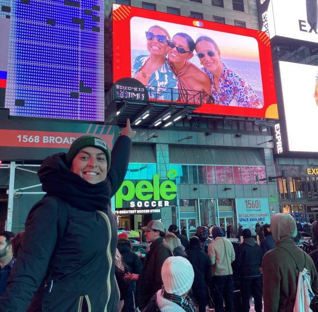 NYC: See Yourself on a Times Square Billboard for 24 Hours - The big promise: 24 hours of hourly fame