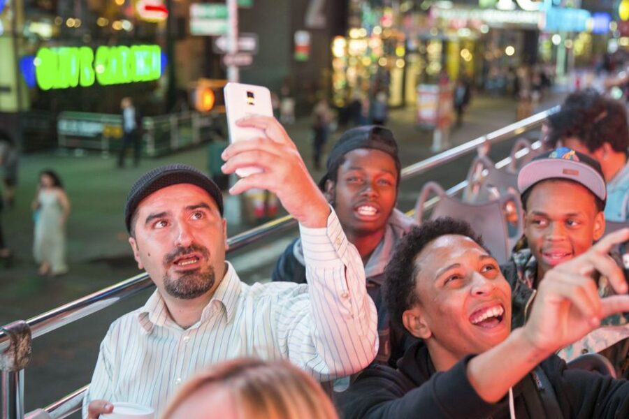 NYC: Sightseeing Night Tour by Open-Top Bus with Live Guide - The 7:00pm start at M&Ms World, and how to beat the rush