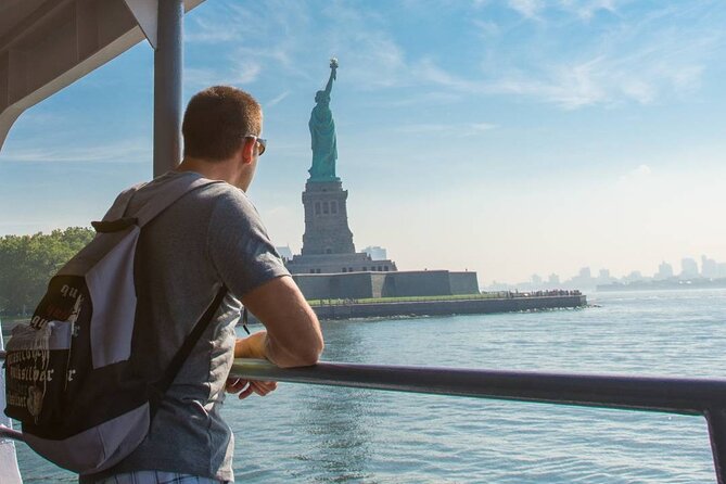 NYC Statue Liberty 90-Minute Sightseeing Cruise - One World Observatory views from the harbor