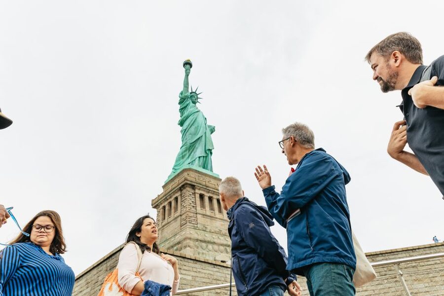 NYC: Statue of Liberty and Ellis Island Guided Tour - Ferry ride to Liberty Island: views plus story, not just transportation
