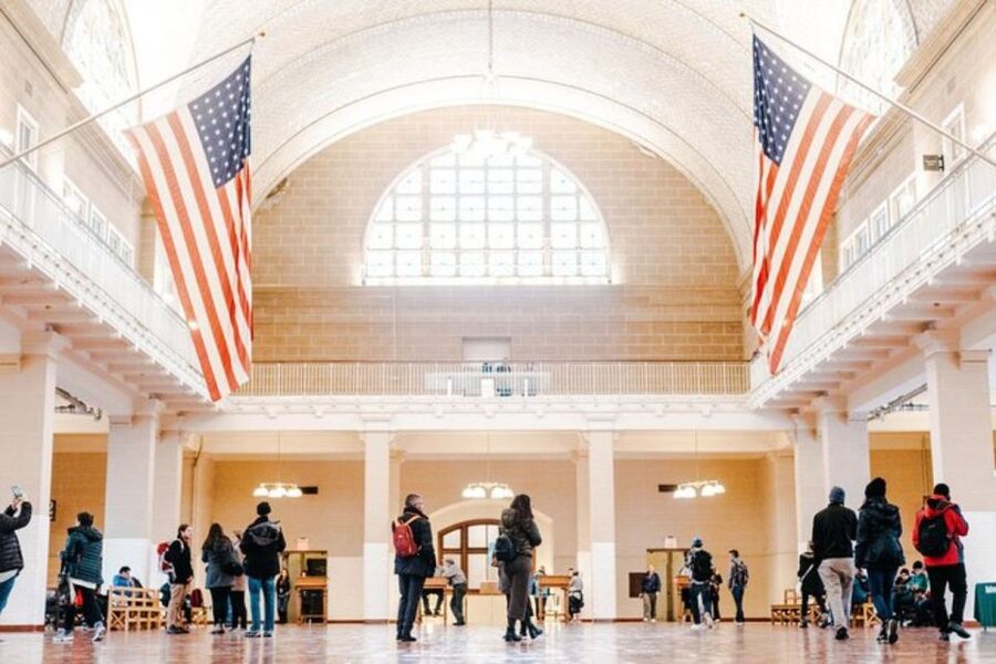 NYC: Statue of Liberty and Ellis Island Tour with Ferry - Ferry views and photo strategy, without the chaos