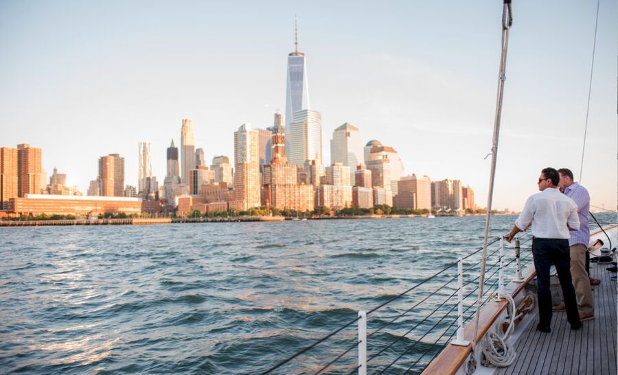 NYC: Statue of Liberty Cruise aboard a Classic Sailboat - Why a schooner cruise beats the big-boat routine for Liberty photos