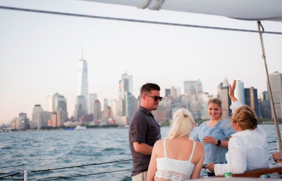 NYC: Statue of Liberty Cruise aboard a Classic Sailboat - Schooner America and a crew that actually knows sailing