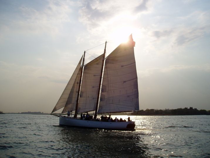 NYC: Sunset Sail Aboard Schooner Adirondack - Battery Park to Ellis Island: the harbor landmarks you can actually picture