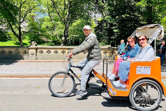 Official Central Park Pedicab Ride ( UP TO 3 PERSONS ) - Key highlights at a glance