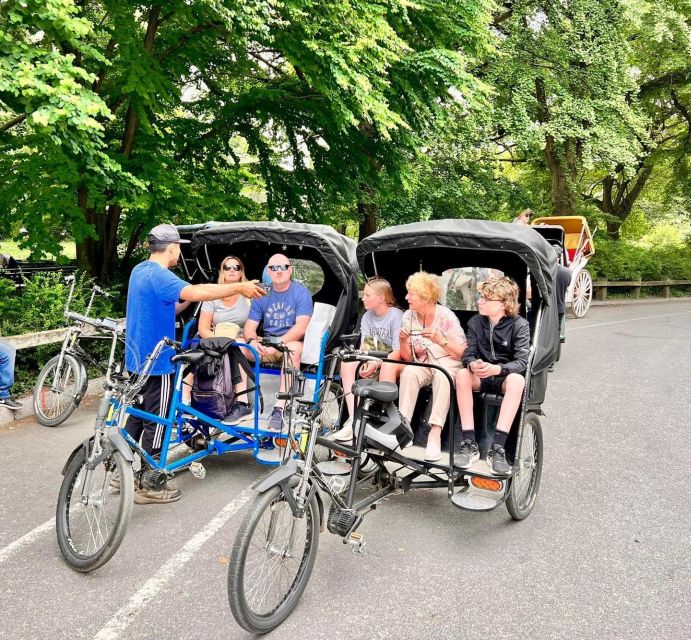Official Pedicab Tours in Central Park - Private, Licensed, and Easy to Navigate With Your Guide