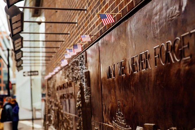 Private 9/11 Memorial and Ground Zero Walking Tour with Optional One World Observatory - National 11 Memorial time: the reflecting pools and the names