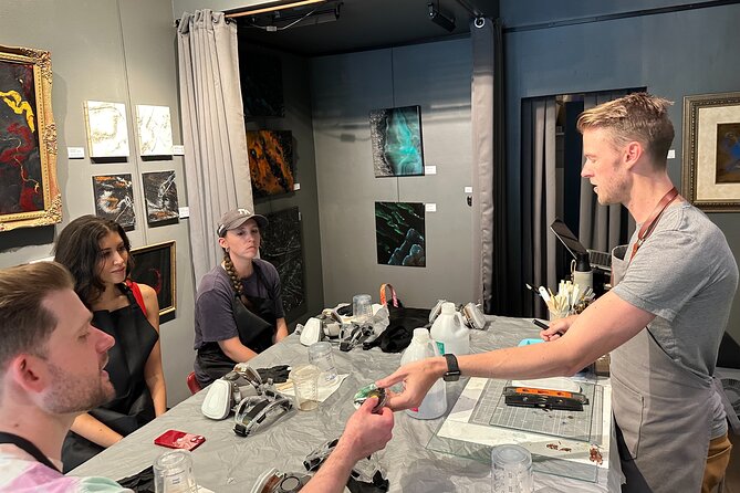 Resin Artwork in a Nolita Artist's Studio - Key things to know before you work with resin in Nolita