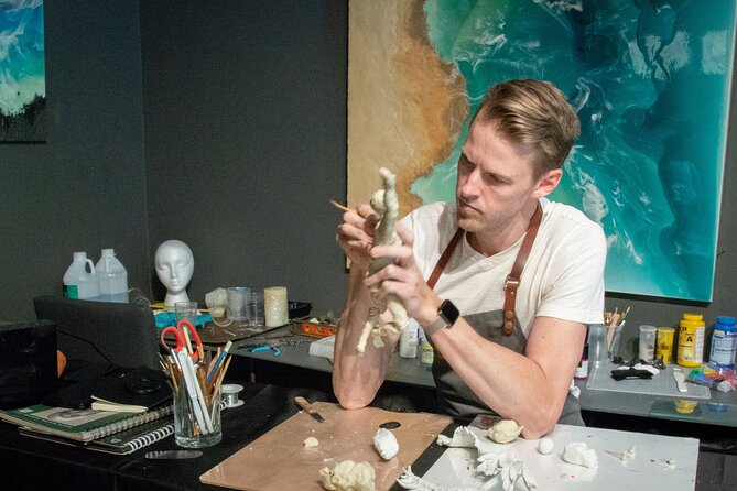 Resin Artwork in a Nolita Artist's Studio - Meeting Clay Brown at 11 Prince St in Nolita