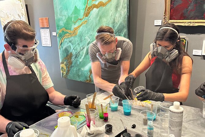 Resin Artwork in a Nolita Artist's Studio - Private guidance in a studio setting, why it feels different