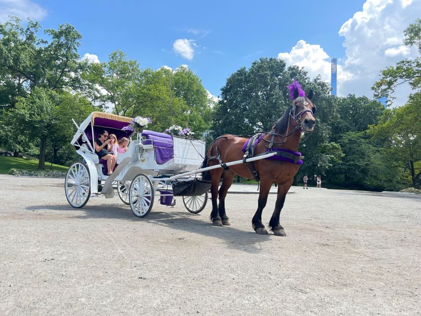 Royal Carriage Ride in Central Park NYC - How the Route Works: three stops you can step out for