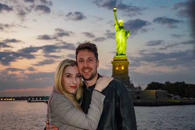 Starship Sunset Cruise NYC - City Lights & Skyline Views - Ellis Island to One World Trade Center: The Waterfront Moves Fast