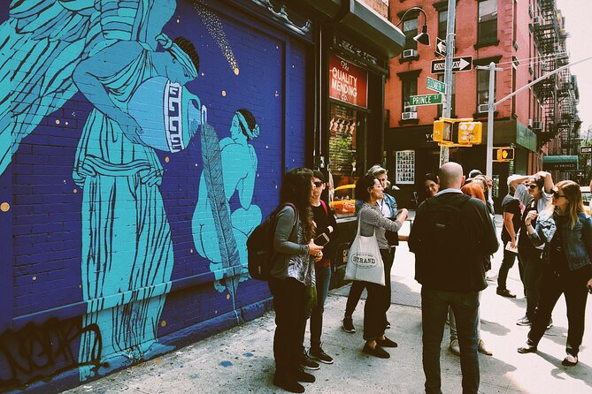 Street art tour at Soho - Elizabeth Street Garden in Nolita, art that changes how a block feels
