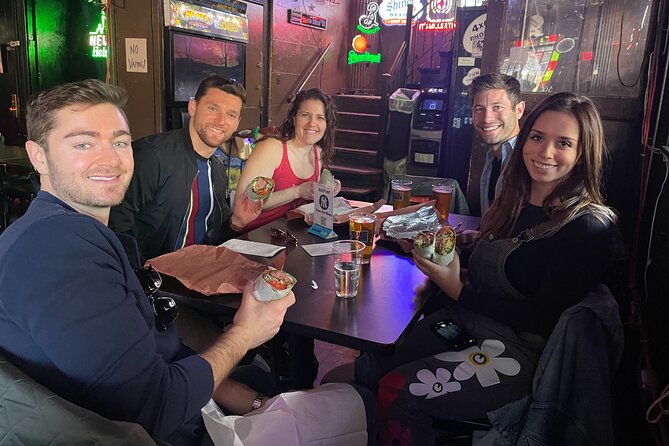 The Beers and Burgers Crawl - Price and logistics: what $75 buys you