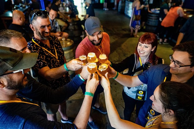 Underground Brooklyn Walking Brewery Tour - Stop 1 at Wild East Brewing Co: Farmhouse ales, hazy IPA, and sours