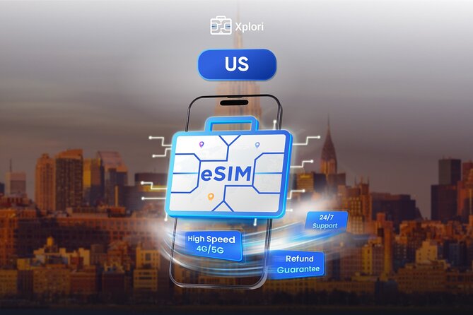 USA eSIM | 3-30 days | Daily data | QR code - 4G/5G at Local Rates, Then the 3G Switch
