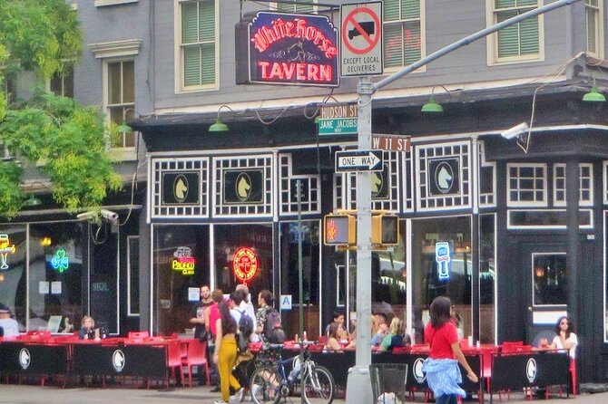 West Village's Flappers, Freaks & Punks: A Self-Guided Audio Tour - Walking toward the Jane Hotel, with Titanic memorials and Prohibition lore